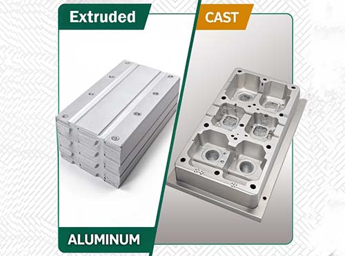 aluminum die casting vs  aluminum  extrusion