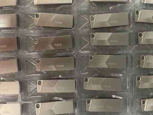 laser marking on metal part