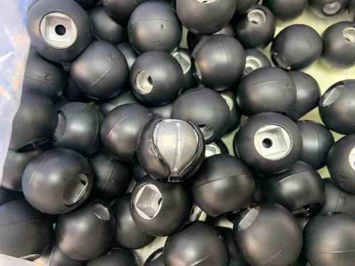 defective wrapped ball