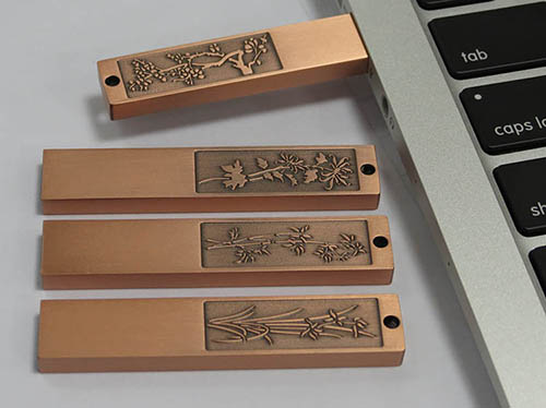 copper etched disk housing